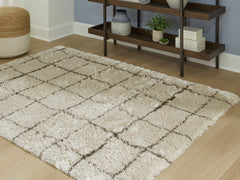 A2Z Furniture - Ashley Furniture - Wrenlow Rug - 8' x 10' Rug / Cream/Brown - R407211