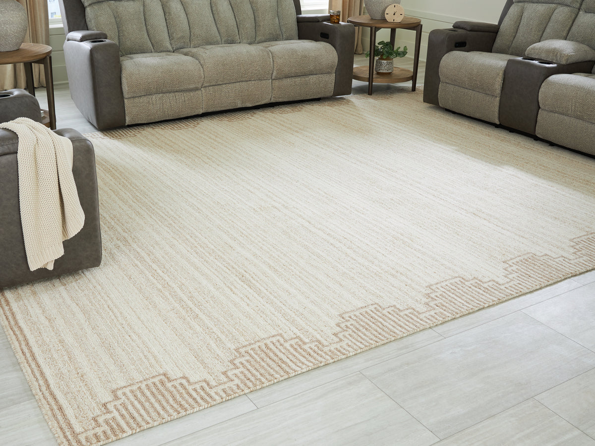 A2Z Furniture - Ashley Furniture - Emorymore Rug - Extra Large Rug / Brown/Beige - R407300