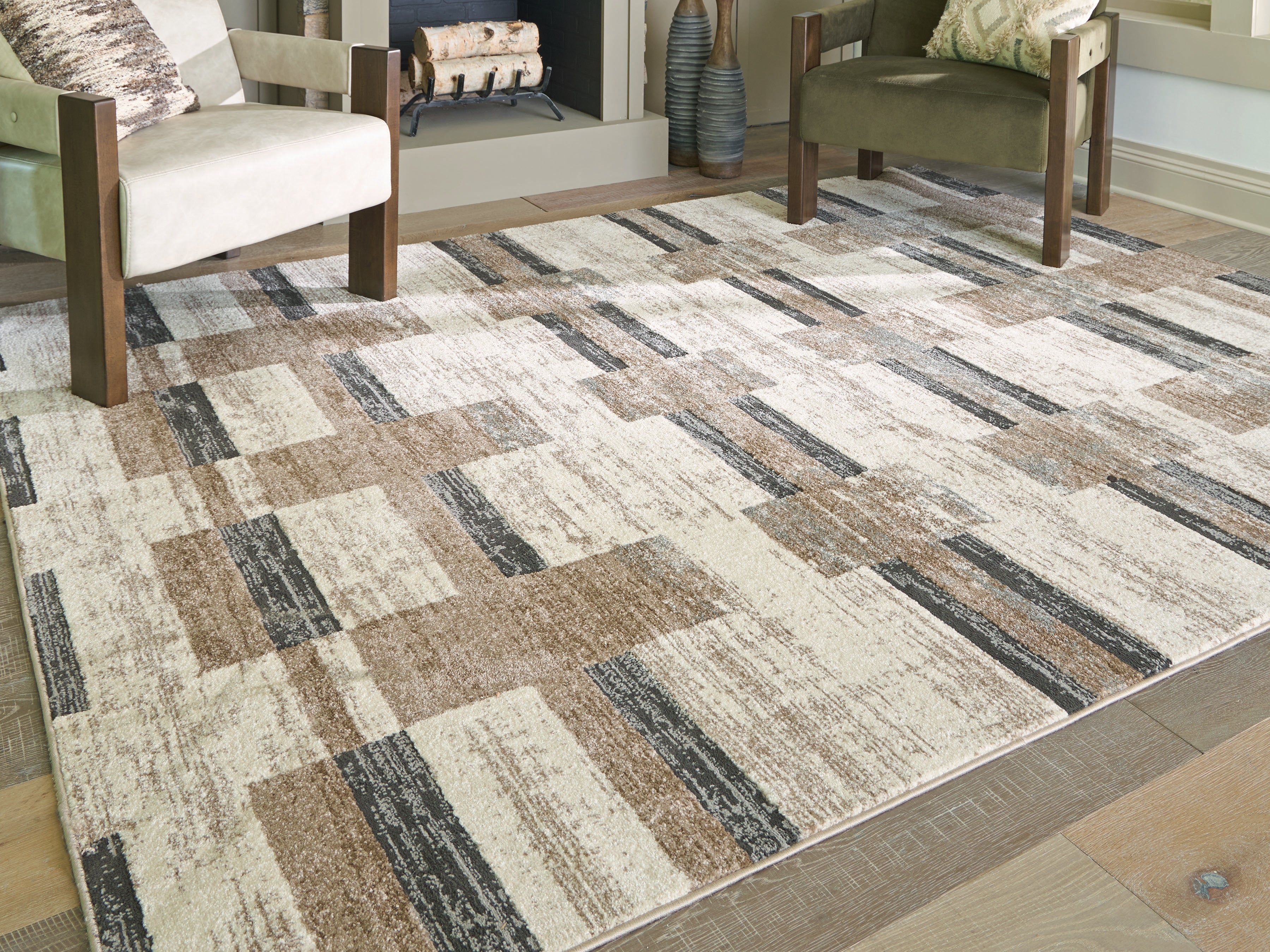 A2Z Furniture - Ashley Furniture - Alstone Rug - 7'10" x 10' Area Rug / Multi - R407731
