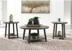 A2Z Furniture - Ashley Furniture - Caitbrook Table (Set of 3) - Occasional Table Set (3/CN) / Gray - T188-13
