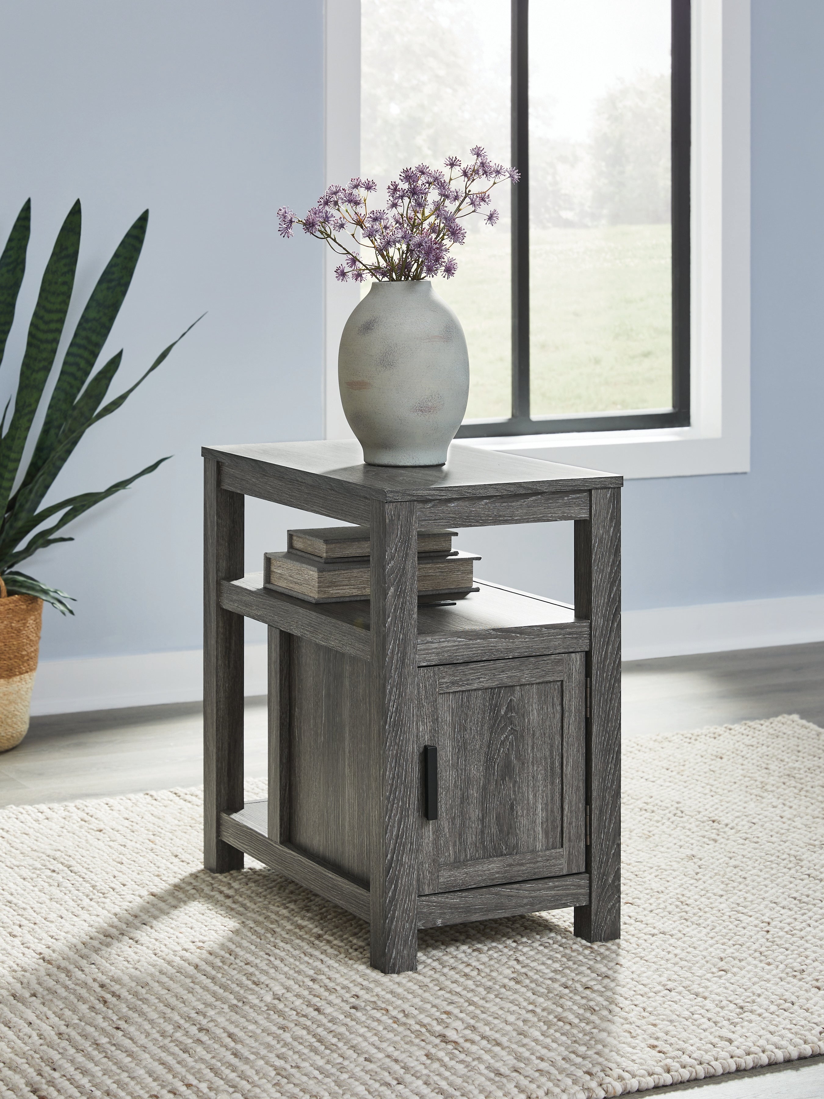 A2Z Furniture - Ashley Furniture - Fendenmore Chairside End Table - Chair Side End Table / Brown/Gray - T190-317