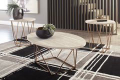 A2Z Furniture - Ashley Furniture - Tarica Table (Set of 3) - Occasional Table Set (3/CN) / Two-tone - T385-13