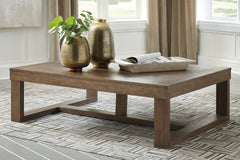 A2Z Furniture - Ashley Furniture - Cariton Coffee Table - Rectangular Cocktail Table / Gray - T471-1