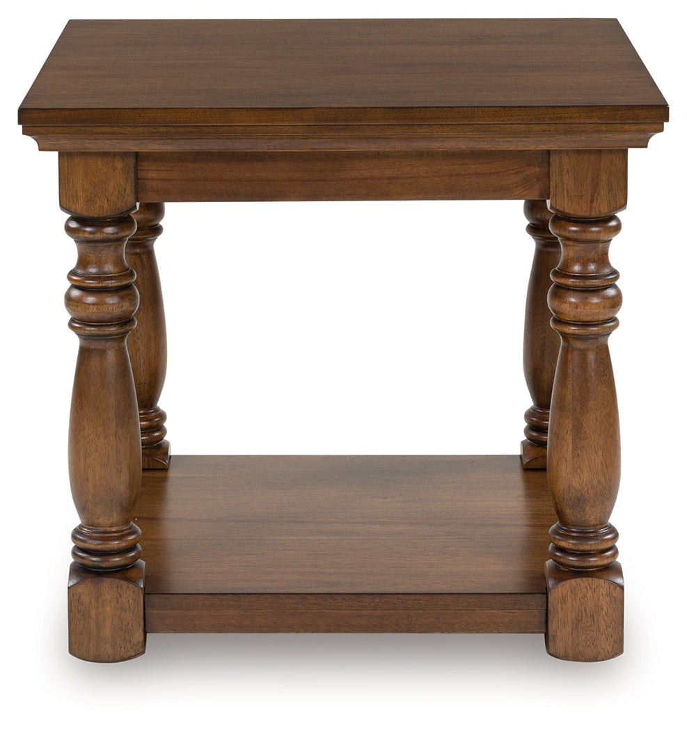 A2Z Furniture - Ashley Furniture - Sturlayne End Table - Rectangular End Table / Brown - T609-3