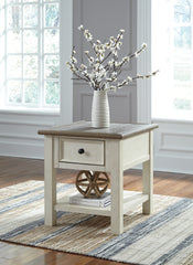 A2Z Furniture - Ashley Furniture - Bolanburg End Table - Rectangular End Table / Two-tone - T637-3