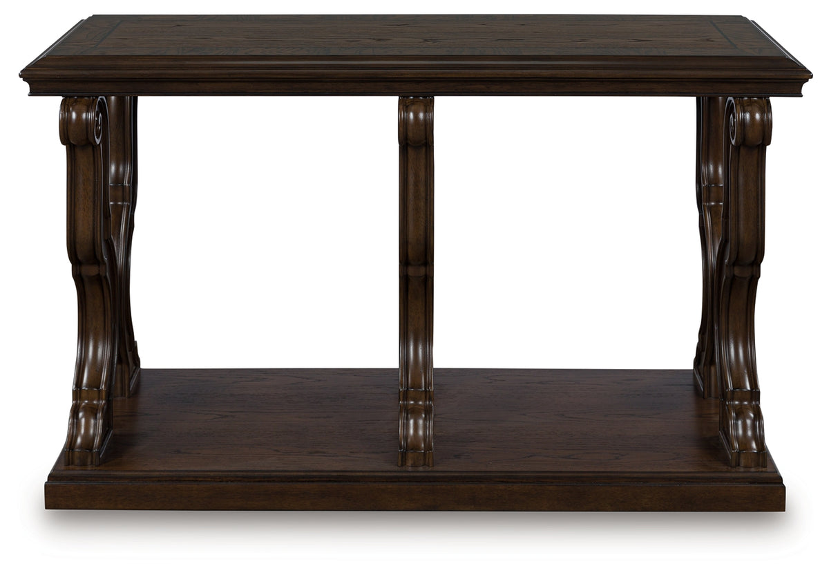 A2Z Furniture - Ashley Furniture - Maylee Sofa Table - Sofa Table / Dark Brown - T647-4
