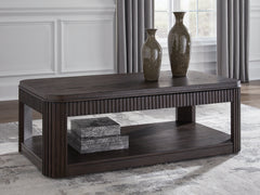 A2Z Furniture - Ashley Furniture - Carlibrie Lift-Top Coffee Table - Lift Top Cocktail Table / Warm Brown - T700-9