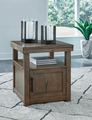 A2Z Furniture - Ashley Furniture - Boardernest End Table - Rectangular End Table / Brown - T738-3