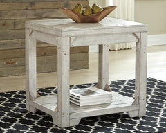 A2Z Furniture - Ashley Furniture - Fregine End Table - Rectangular End Table / Whitewash - T755-3
