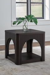 A2Z Furniture - Ashley Furniture - Yellink End Table - Square End Table / Black - T760-2