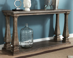 A2Z Furniture - Ashley Furniture - Johnelle Sofa Table - Sofa Table / Gray - T776-4