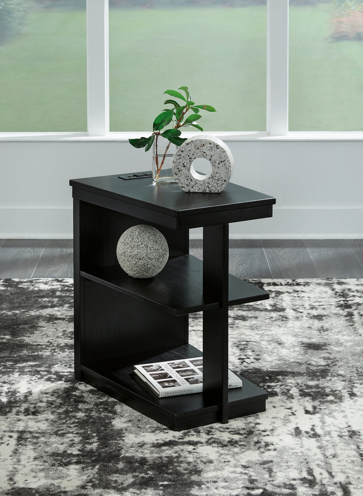 A2Z Furniture - Ashley Furniture - Winbardi Chairside End Table - Chair Side End Table / Black - T786-7