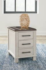 A2Z Furniture - Ashley Furniture - Darborn Chairside End Table - Chair Side End Table / Gray/Brown - T796-7