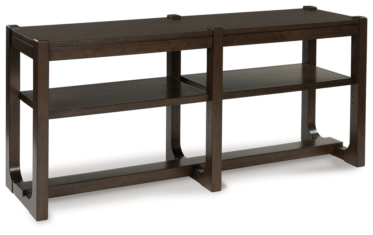 A2Z Furniture - Ashley Furniture - Breckington Sofa Table - Sofa Table / Dark Brown - T856-4