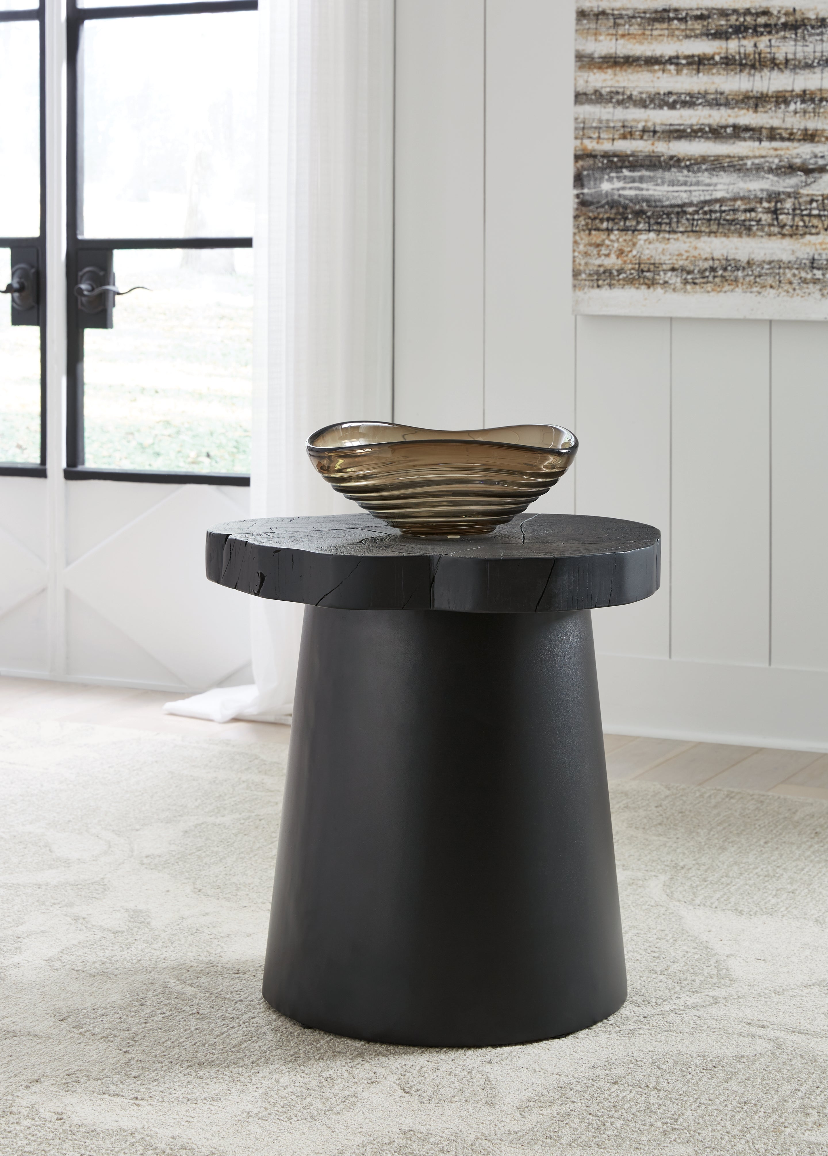 A2Z Furniture - Ashley Furniture - Wimbell End Table - Round End Table / Black - T970-6
