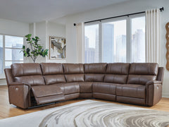 A2Z Furniture - Ashley Furniture - Bleckley Sectional - 6-Piece Power Reclining Sectional / Espresso - PCU12001S5