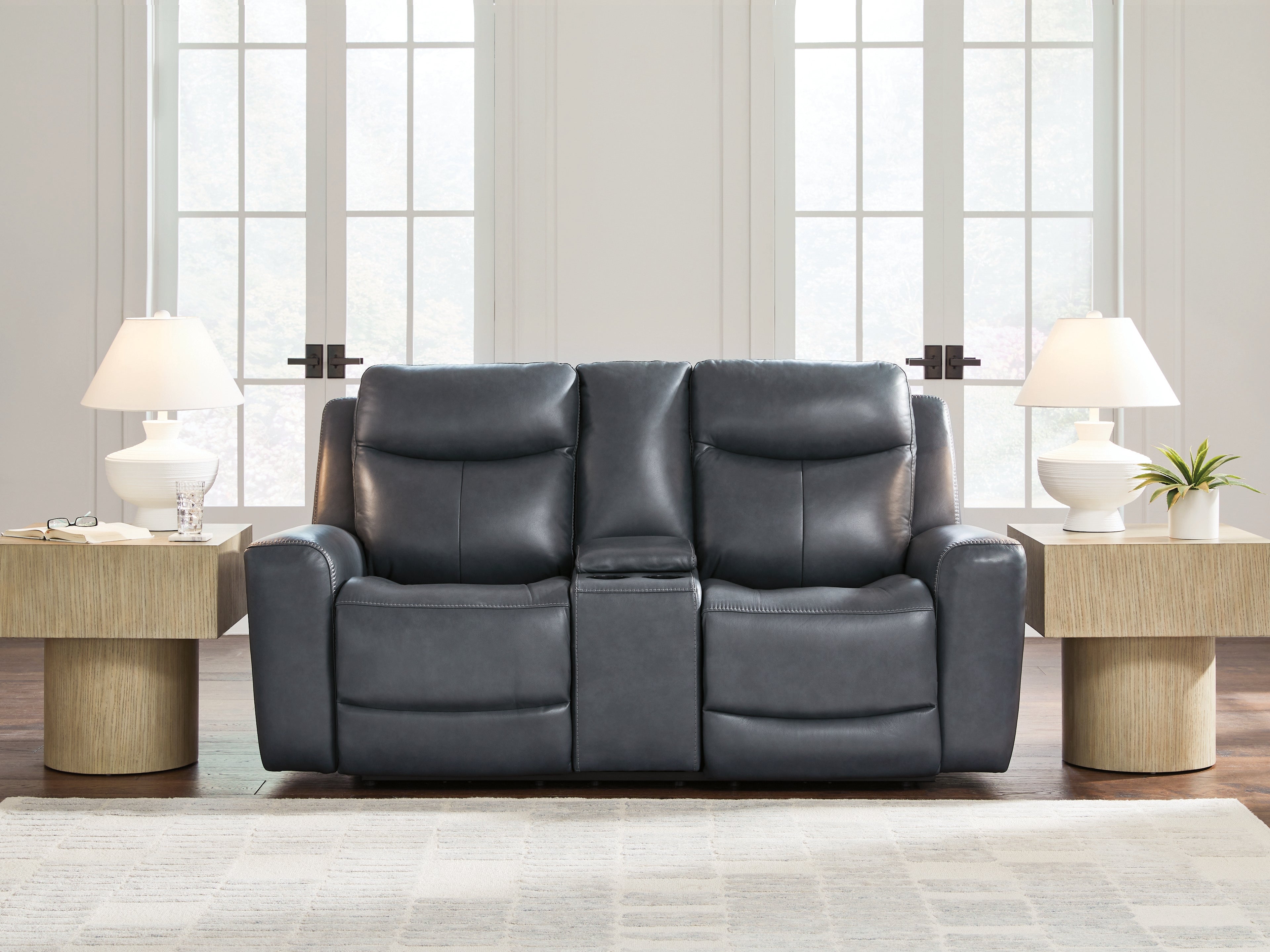 A2Z Furniture - Ashley Furniture - Next Move Living Room - PWR REC Loveseat/CON/ADJ HDRST / Admiral - PCU1210018