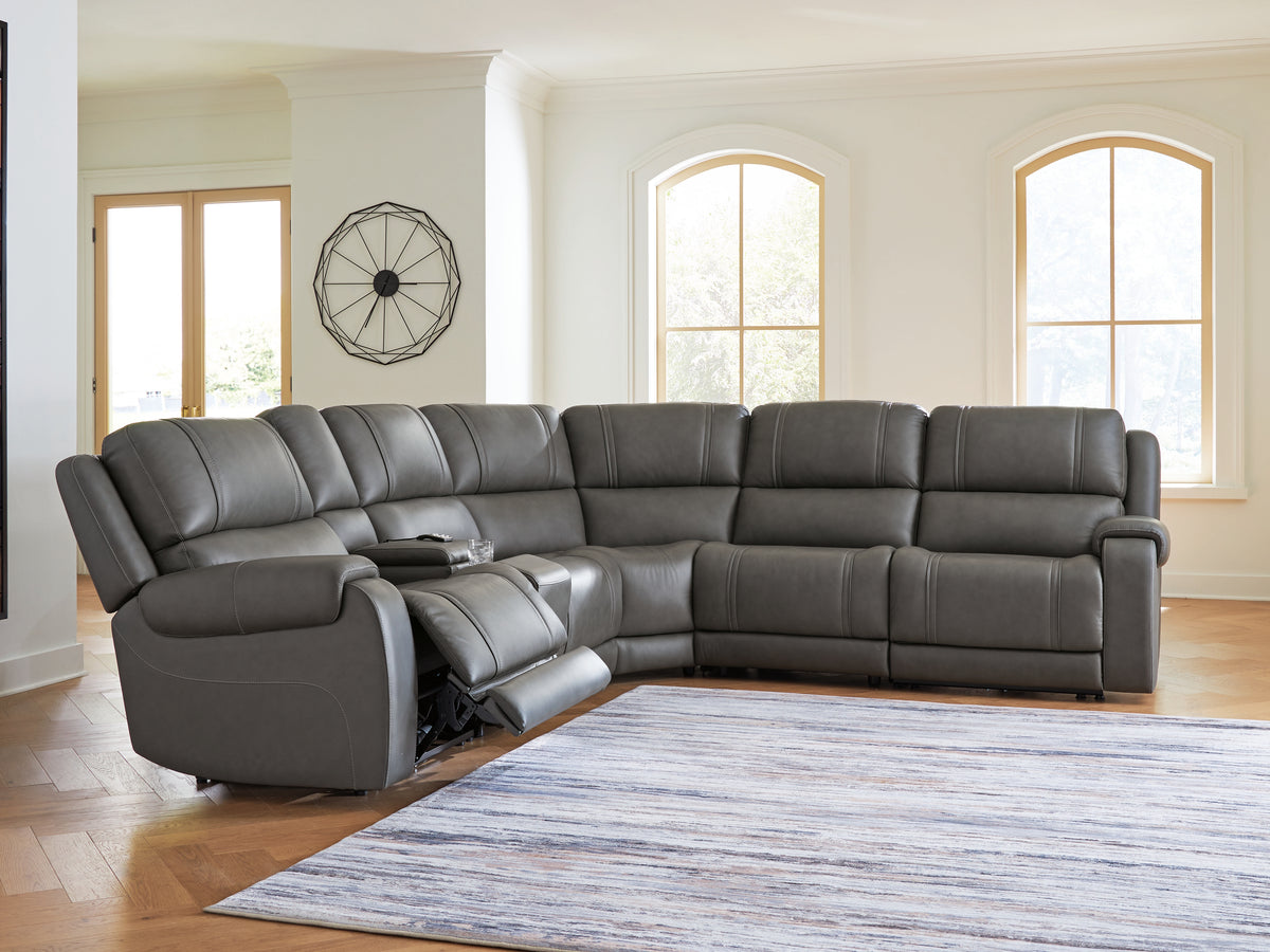 A2Z Furniture - Ashley Furniture - 5Z - Pittson Sectional - 6-Piece Power Reclining Sectional - PCU12600S5