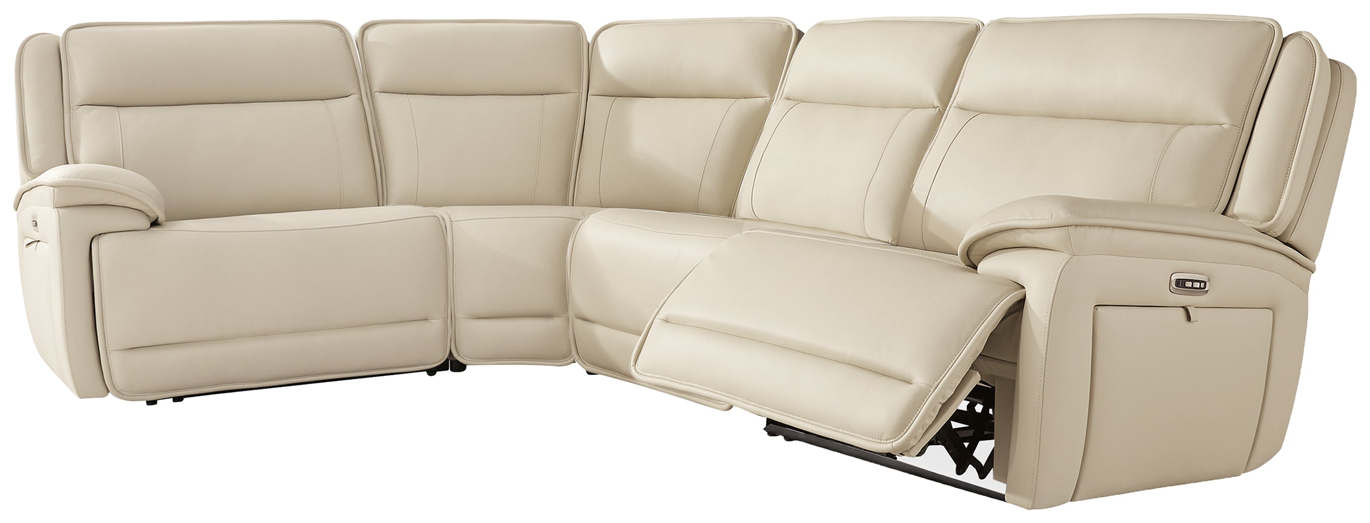 A2Z Furniture - Ashley Furniture - Double Deal Sectional - 4-Piece Reclining Sectional / Almond - U13001S6