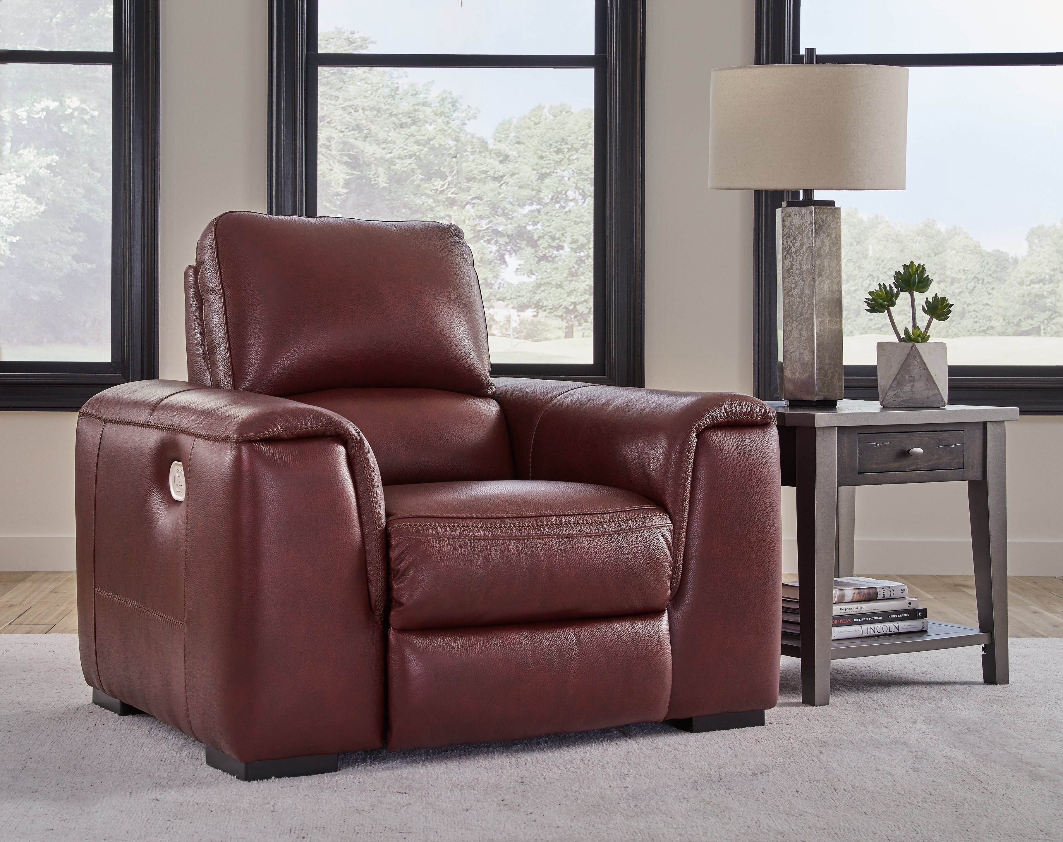 A2Z Furniture - Ashley Furniture - Alessandro Living Room - PWR REC Loveseat/CON/ADJ HDRST / Walnut - U2550218