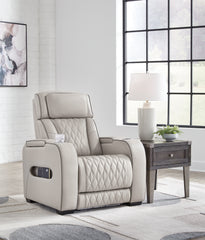 A2Z Furniture - Ashley Furniture - Boyington Living Room - PWR REC Sofa with ADJ Headrest / Black - U2710615