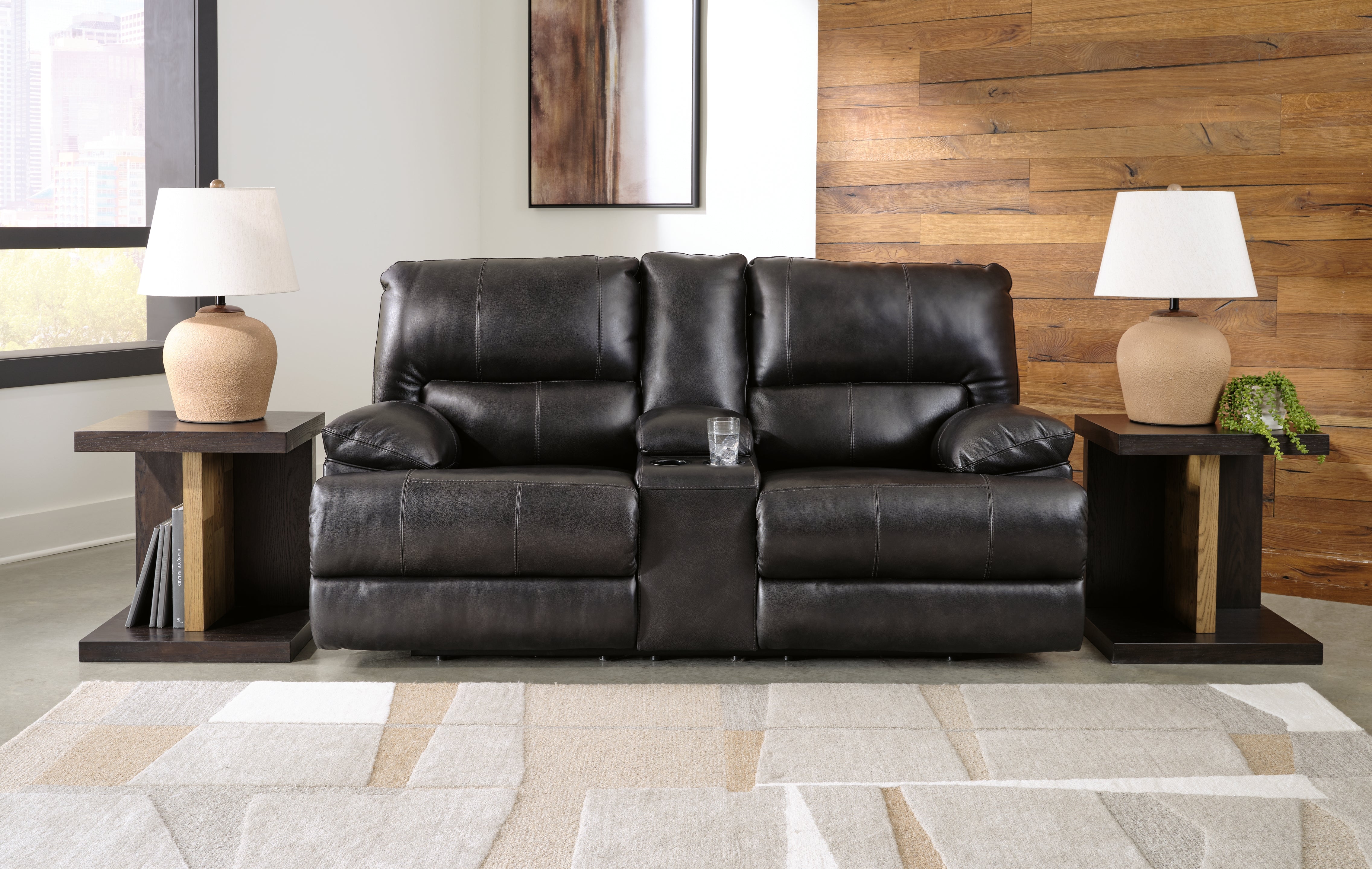 A2Z Furniture - Ashley Furniture - Mountainous Living Room - PWR REC Loveseat/CON/ADJ HDRST / Eclipse - U6580118