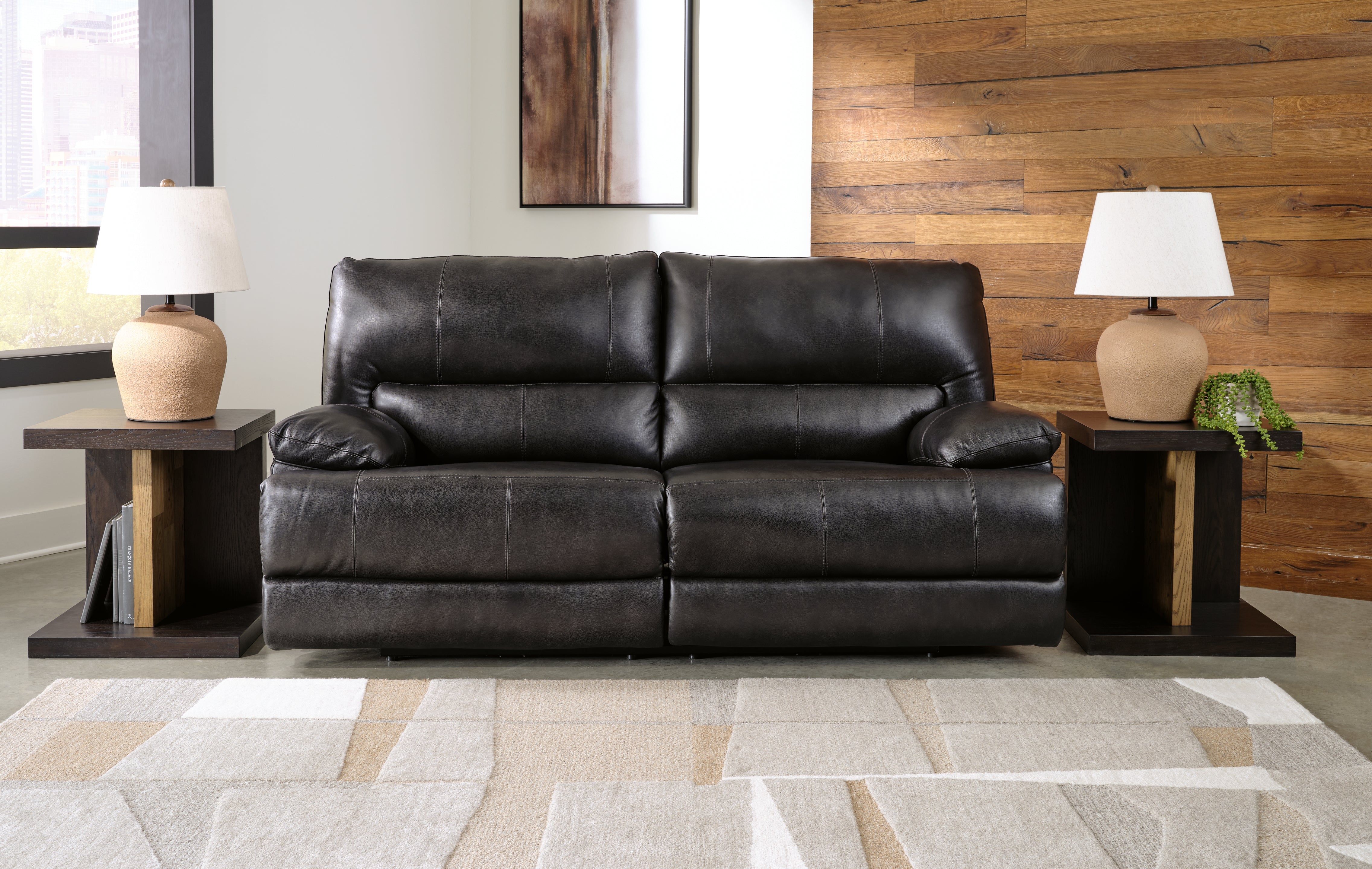 A2Z Furniture - Ashley Furniture - Mountainous Living Room - 2 Seat PWR REC Sofa ADJ HDREST / Eclipse - U6580147