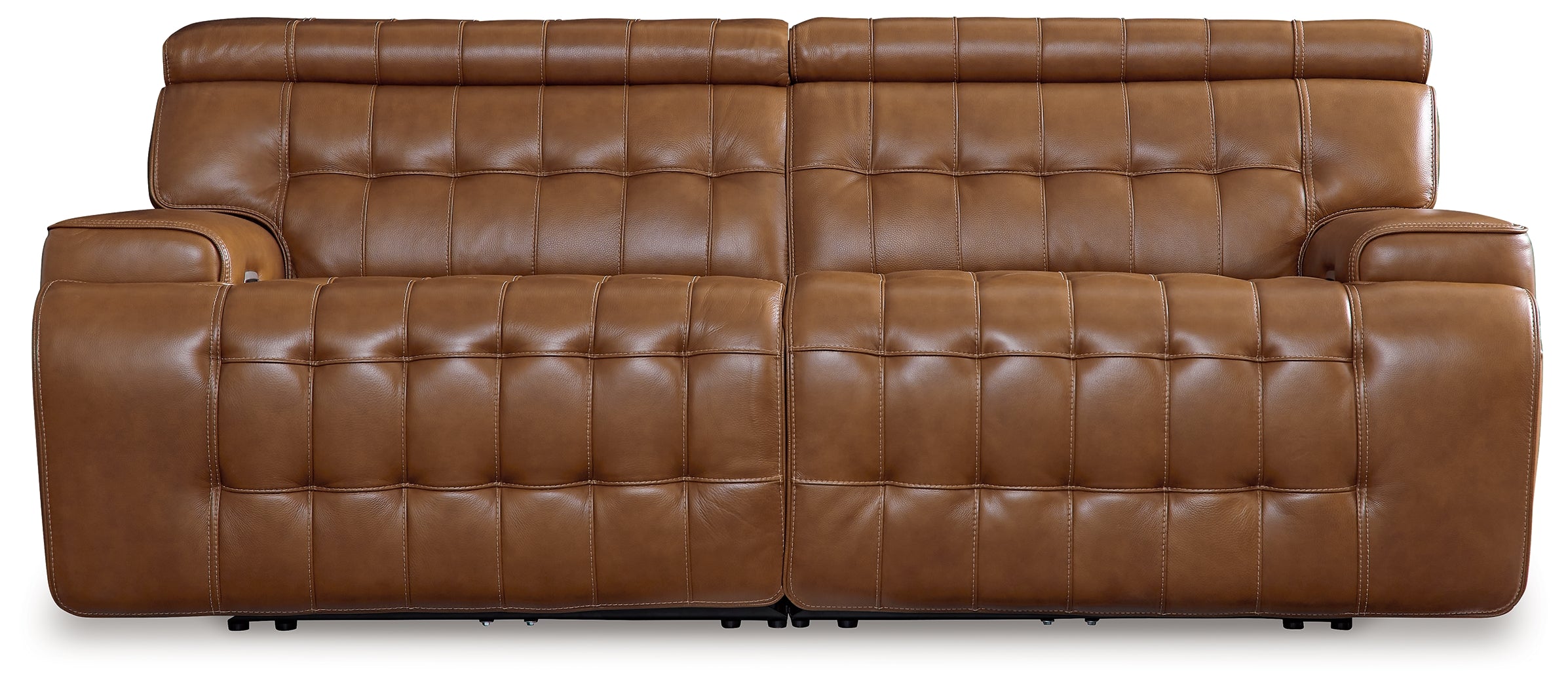 A2Z Furniture - Ashley Furniture - Temmpton Sectional - 2-Piece Power Reclining Sectional Loveseat / Chocolate - U92708S1