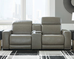 A2Z Furniture - Ashley Furniture - Correze Sectional - 3-Piece Power Reclining Sectional with Chaise / Gray - U94202S11