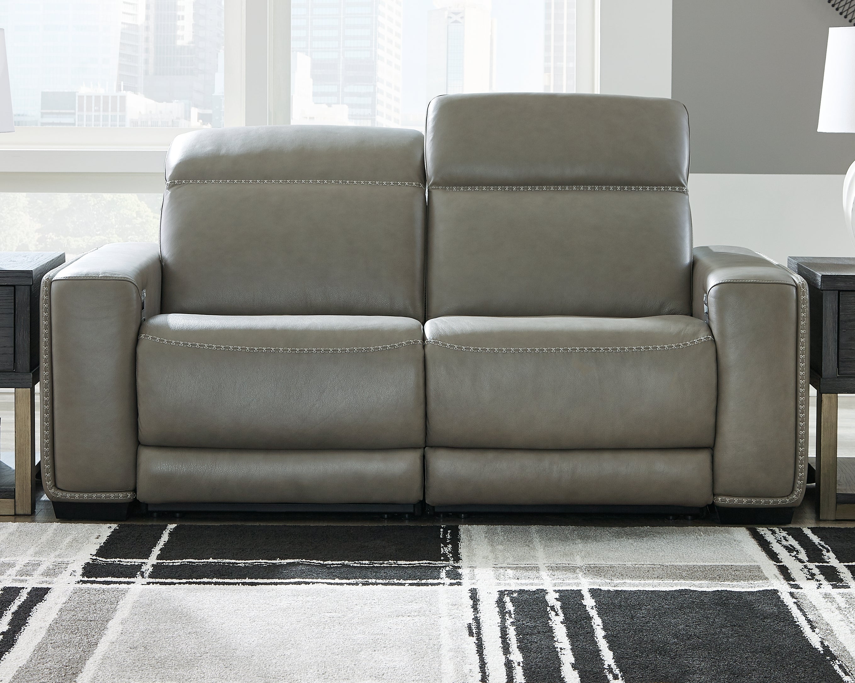 A2Z Furniture - Ashley Furniture - Correze Sectional - 2-Piece Power Reclining Sectional / Gray - U94202S10