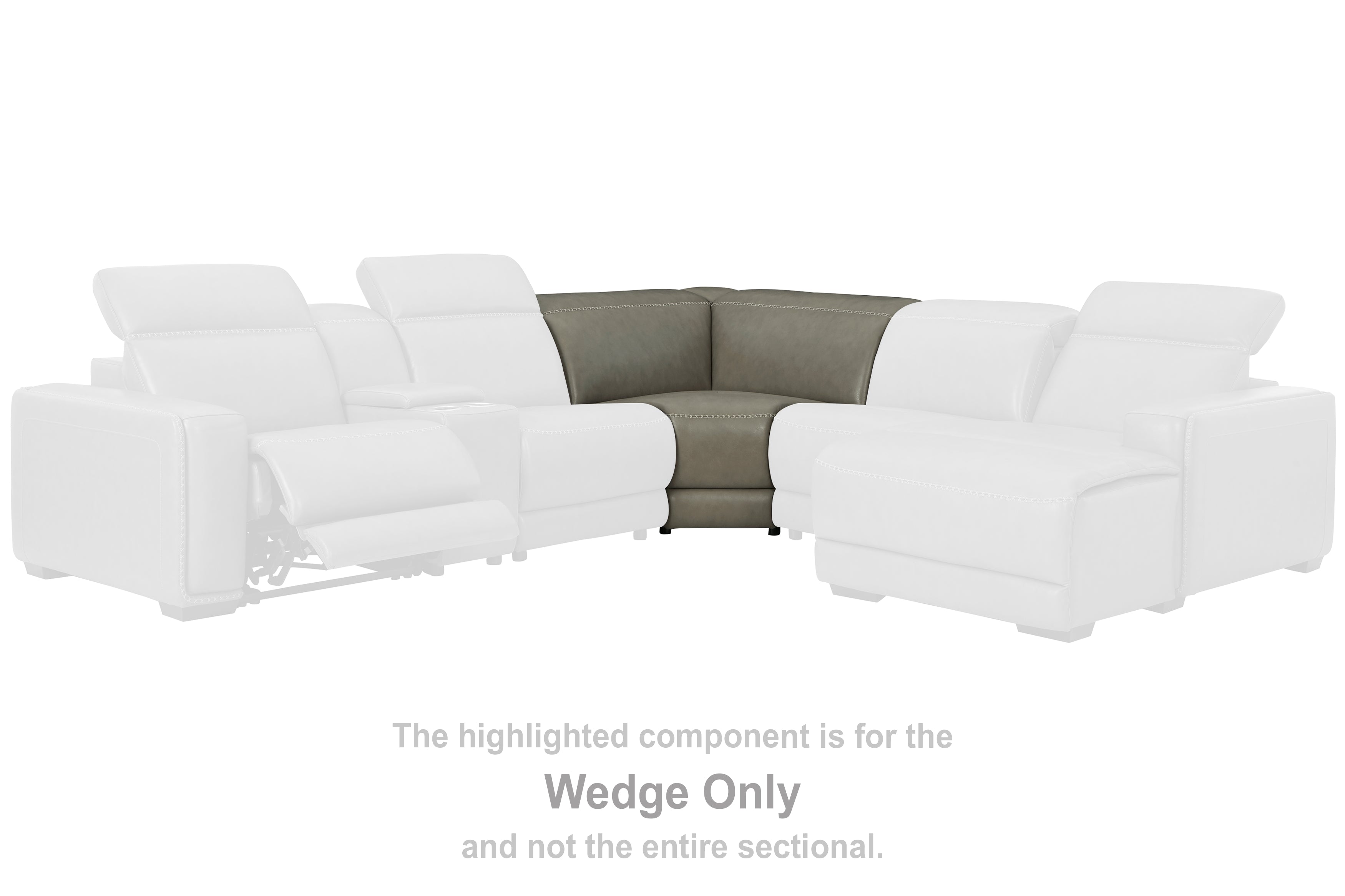 A2Z Furniture - Ashley Furniture - Correze Sectional - Wedge / Gray - U9420277