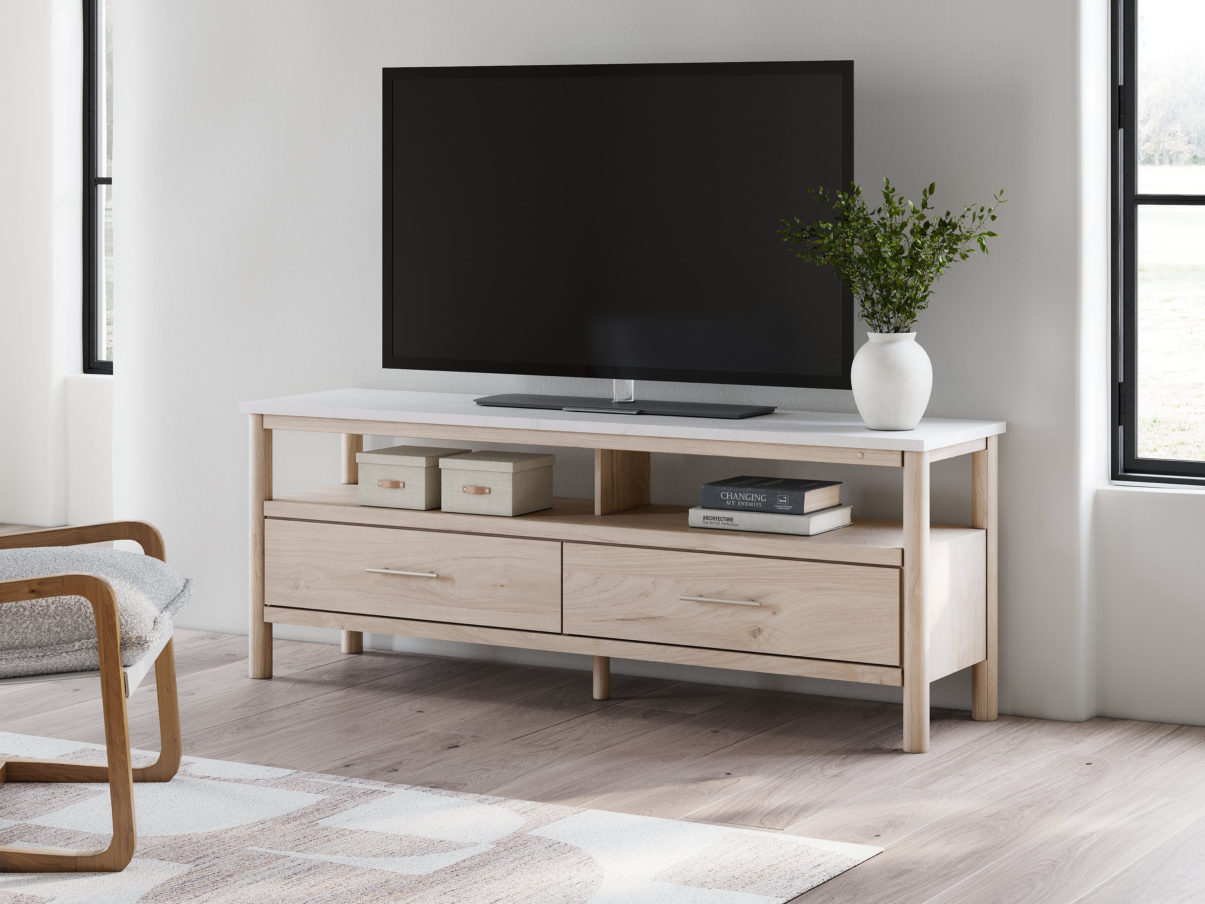 A2Z Furniture - Ashley Furniture - Cadmori TV Stand - 72" / Brown - W2614-68