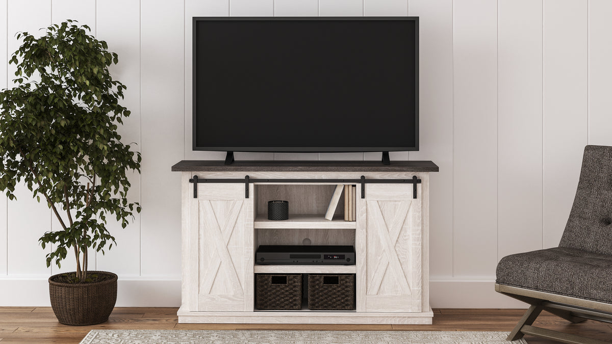 A2Z Furniture - Ashley Furniture - Dorrinson 54" TV Stand - 54" / Two-tone - W287-48