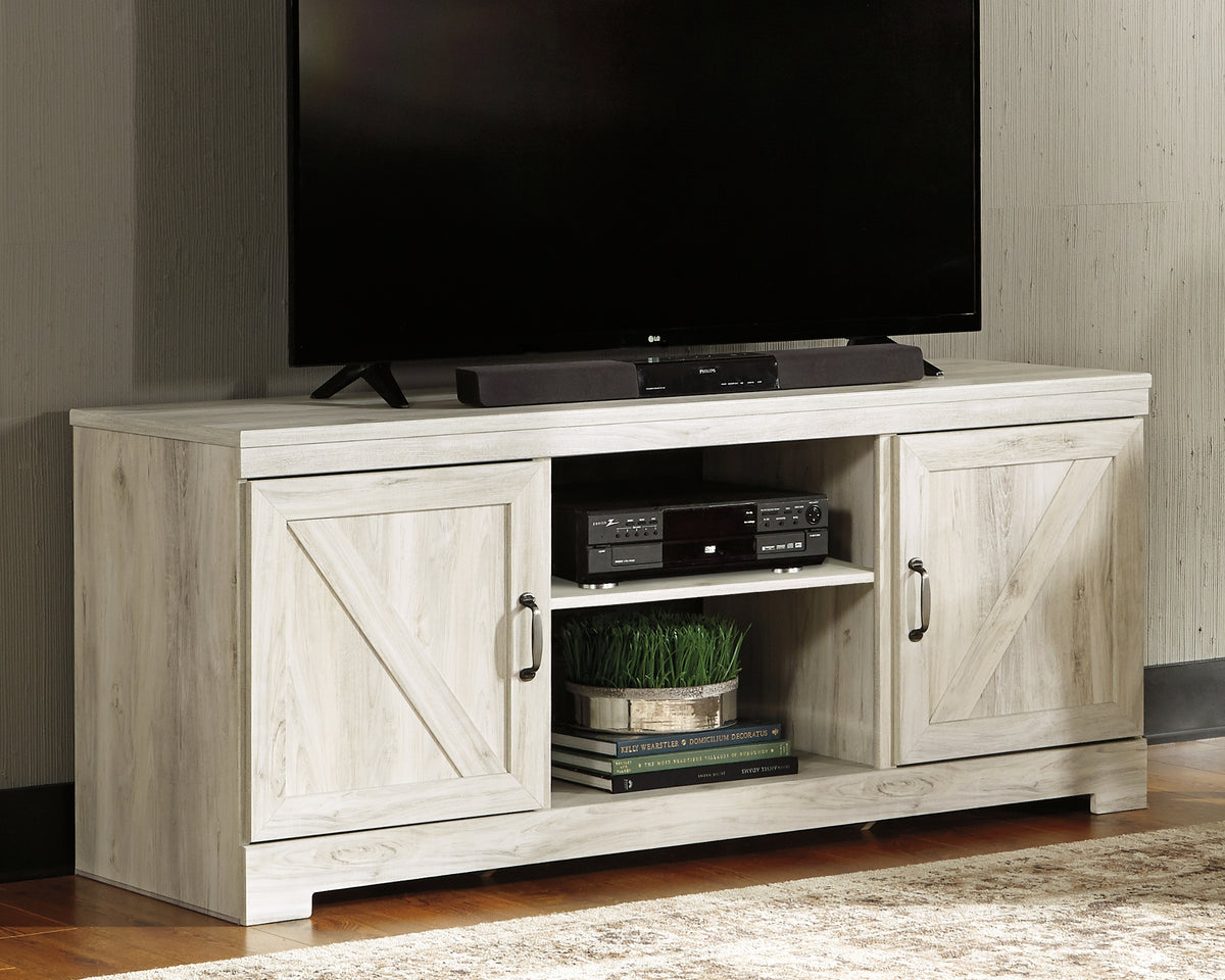 A2Z Furniture - Ashley Furniture - Bellaby TV Stand - 63" / Whitewash - W331-68