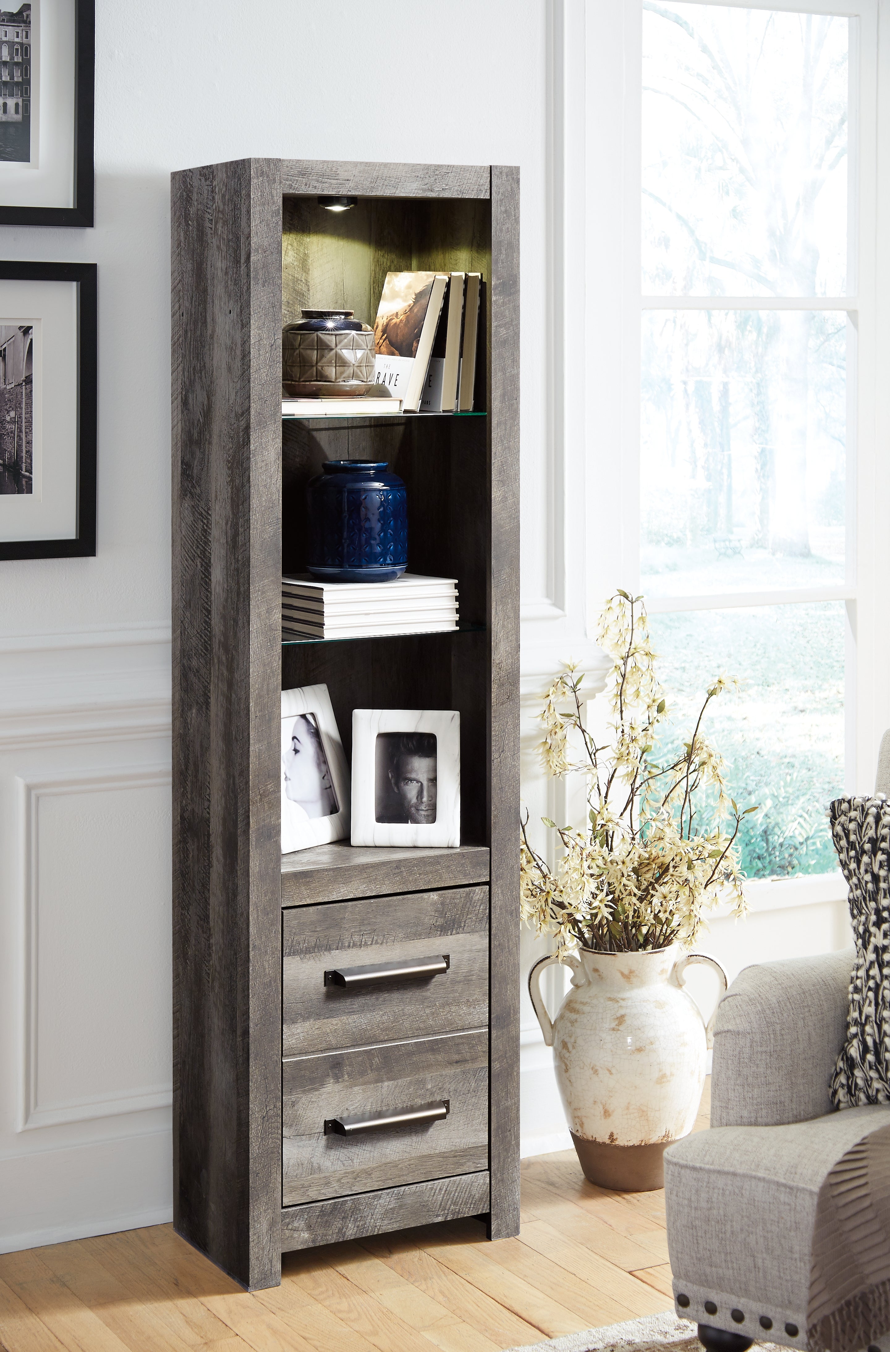 A2Z Furniture - Ashley Furniture - Wynnlow Entertainment Center - Pier / Gray - W440-24