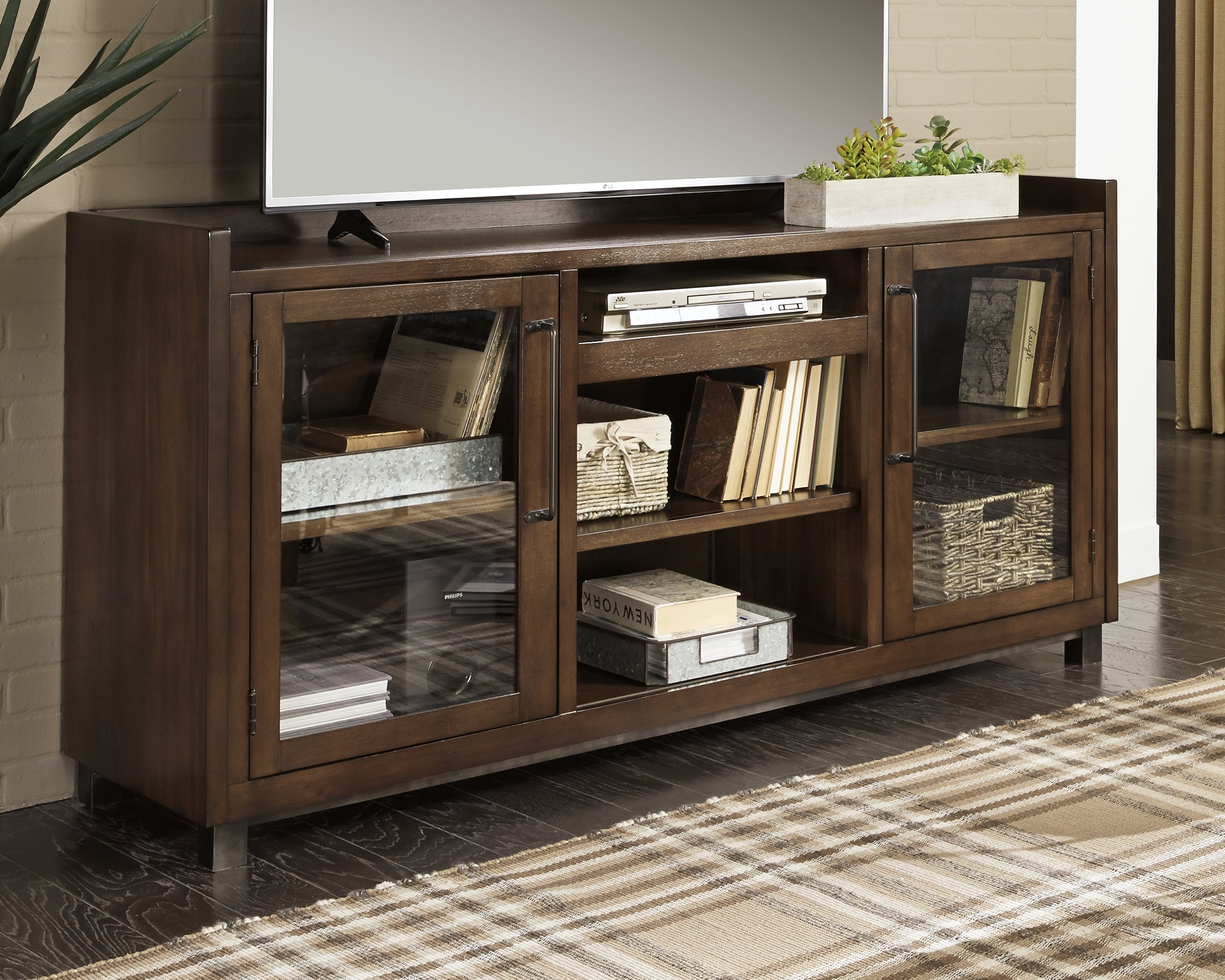 A2Z Furniture - Ashley Furniture - Starmore 70" TV Stand - 70" / Brown - W633-68