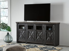 A2Z Furniture - Ashley Furniture - Tyler Creek 74" TV Stand - 74" / Black/Gray - W736-68